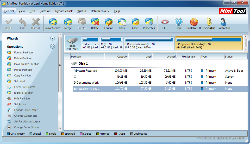minitool partition wizard home edition free